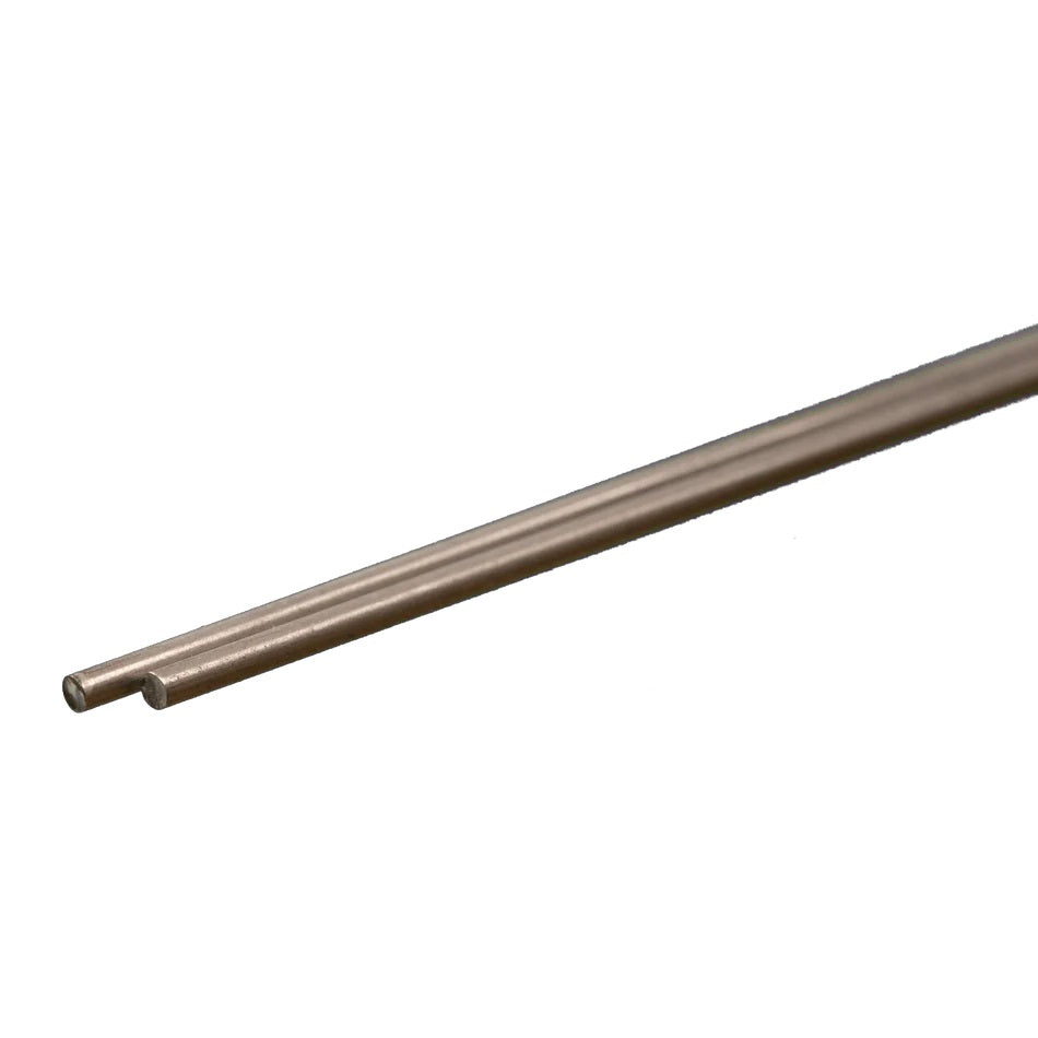 K & S Metals Round Stainless Steel Rod: 1/16" OD x 12" Long 87131