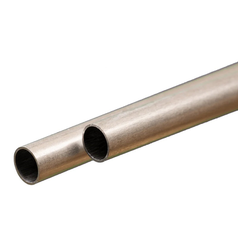 K & S Metals Round Aluminum Tube: 8mm OD x 0.45mm Wall x 300mm Long 9807