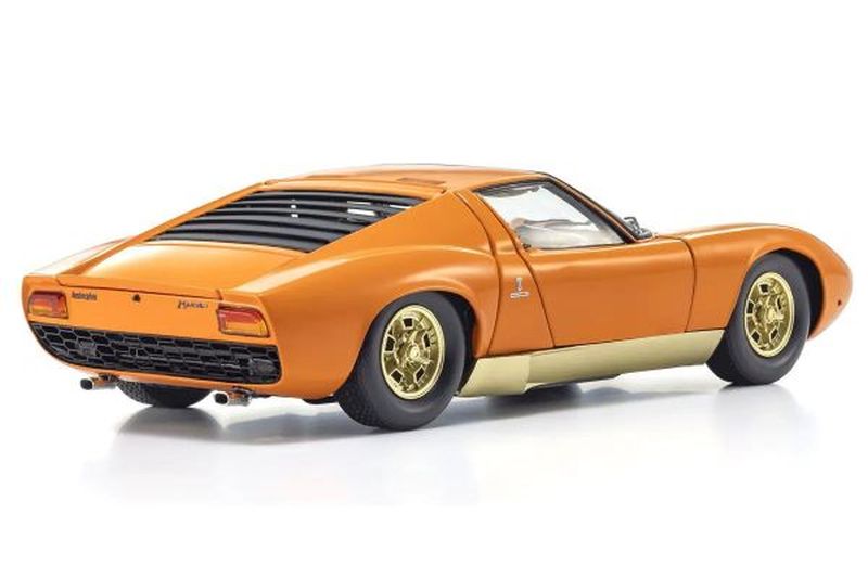 Kyosho 1/18 Scale Lamborghini Miura 400 Diecast Model (Orange) 08314PB