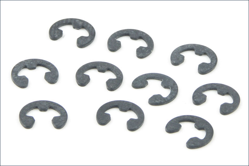E-Ring 2.5mm 10-Pack Hardware for RC Suspension | Kyosho