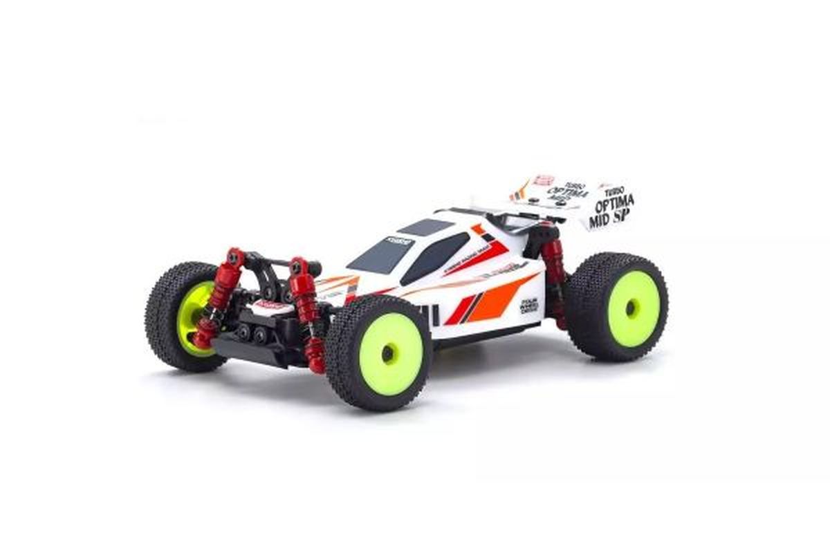 Mini-Z Buggy Turbo Optima Mid Special White 4WD Readyset 1/24 | Kyosho