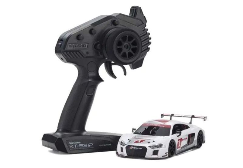 Mini-Z RWD Audi R8 LMS 2015 White Ready Set 1/28 GT Racing RTR | Kyosho