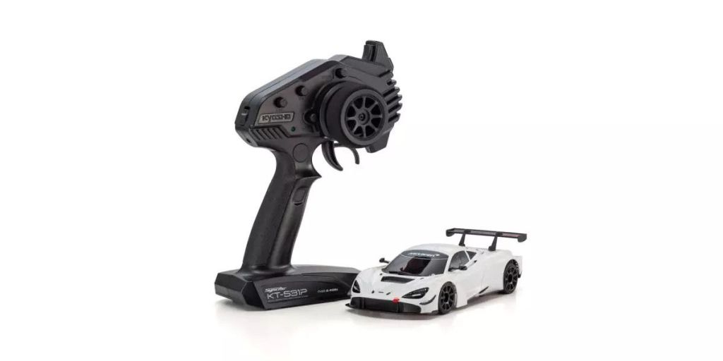 Mini-Z RWD MR-04 McLaren 720S GT3 White 1/28 RTR On-Road | Kyosho