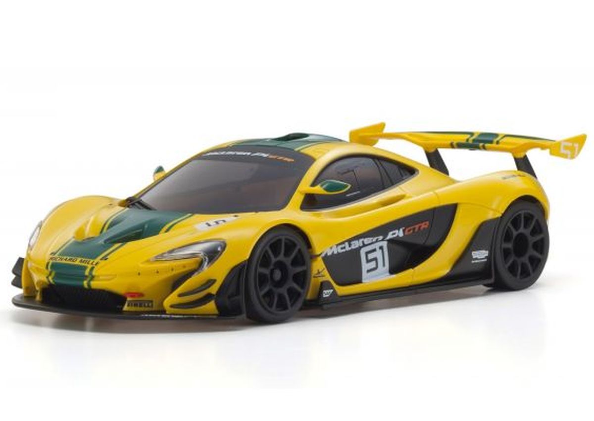 Kyosho Mini-Z RWD MR04 McLaren P1 GTR Yellow/Green Ready Set
