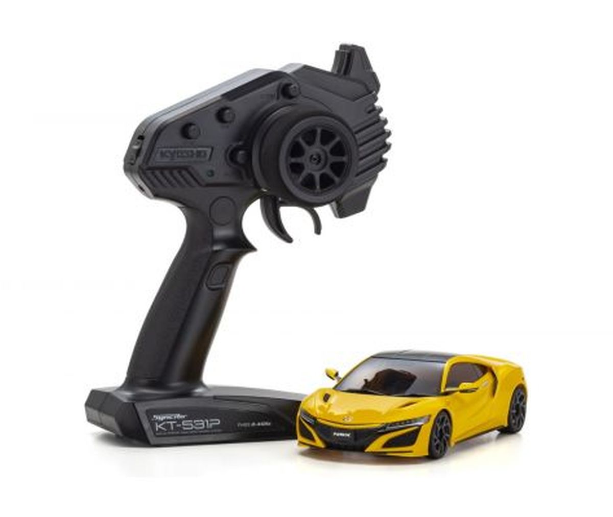 Kyosho Mini-Z RWD MR04 Honda NSX Indy Yellow Pearl Ready Set