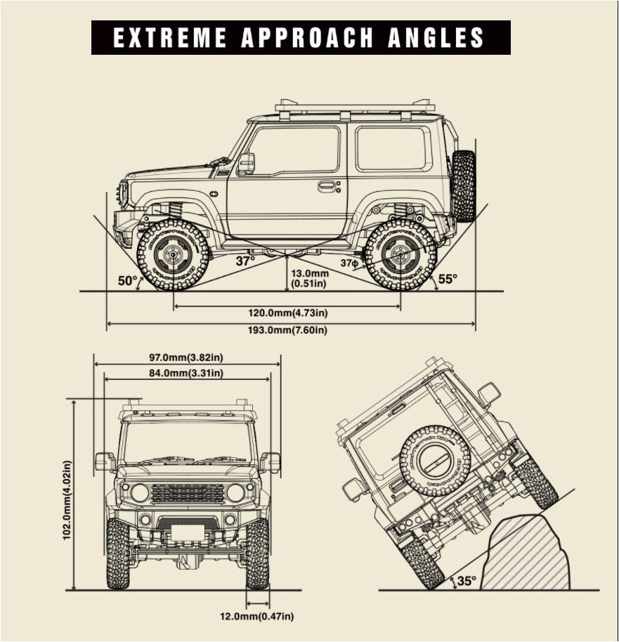 Kyosho Mini-Z 4x4 Suzuki Jimny APIO TS4 Khaki Default Title