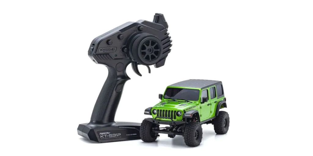 Mini-Z 4x4 Jeep Wrangler Unlimited Rubicon Green Interco Tires RTR | Kyosho