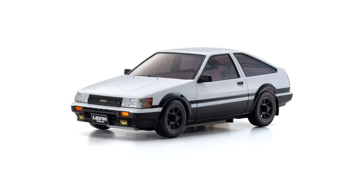 Mini-Z AWD Toyota Corolla Levin AE86 1/27 Electric ReadySet White Black | Kyosho