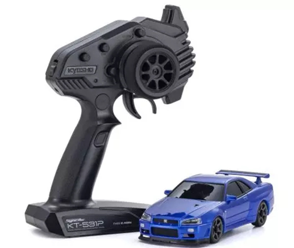 Kyosho Mini-Z AWD MA-020 Nissan Skyline GT-R R34 V.spec II Midnight Blue RTR