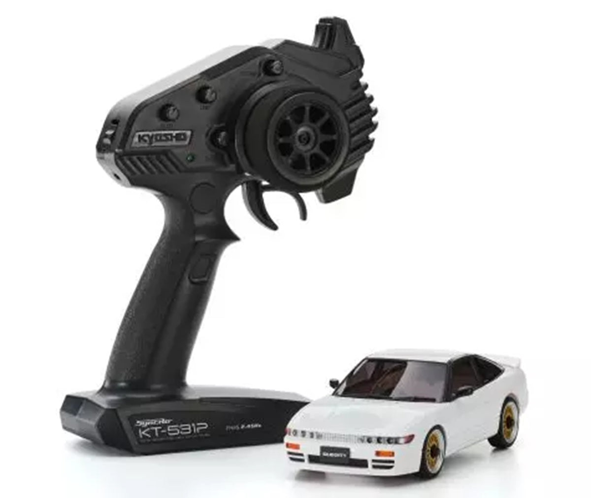 Kyosho Mini-Z AWD MA-020 Nissan Sileighty White RTR 1/28 Scale JDM Drift