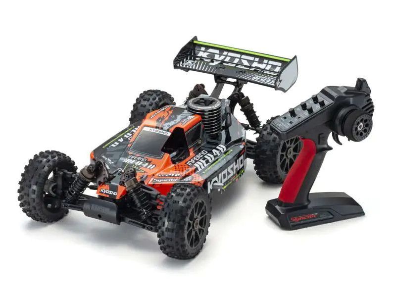 Kyosho 1/8 Scale Radio Controlled .21 Engine Powered 4WD Racing Buggy RTR (33029T1)
