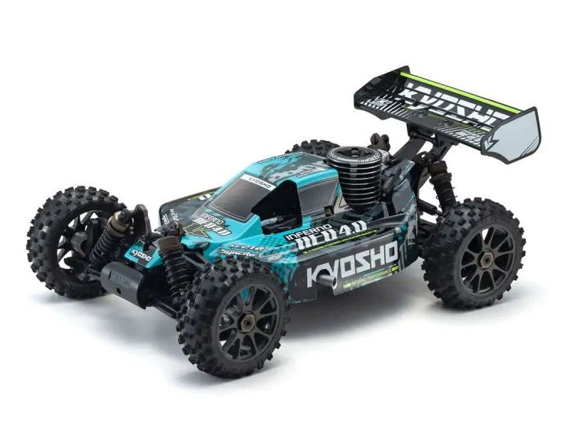 Kyosho 1/8 Scale Radio Controlled .21 Engine Powered 4WD Racing Buggy RTR (33029T2)