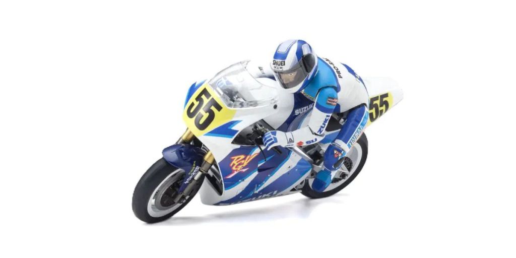 1/8 Suzuki RGV 1992 Electric RC Motorcycle Kit - Hang-On Racer | Kyosho