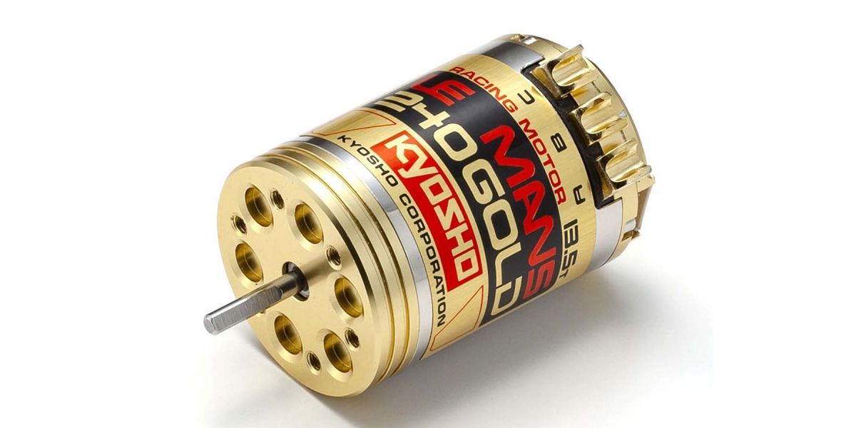 LE MANS 240 GOLD Brushless Motor 13.5T Sensored Limited Edition for 1/10 Stock Racing | Kyosho