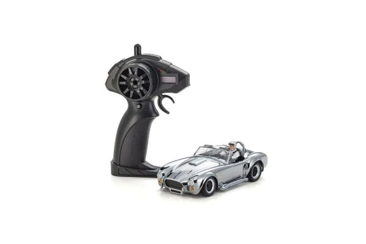 First Mini-Z FMZ Shelby Cobra 427 S/C Blue Chrome 1/27 RWD Readyset | Kyosho