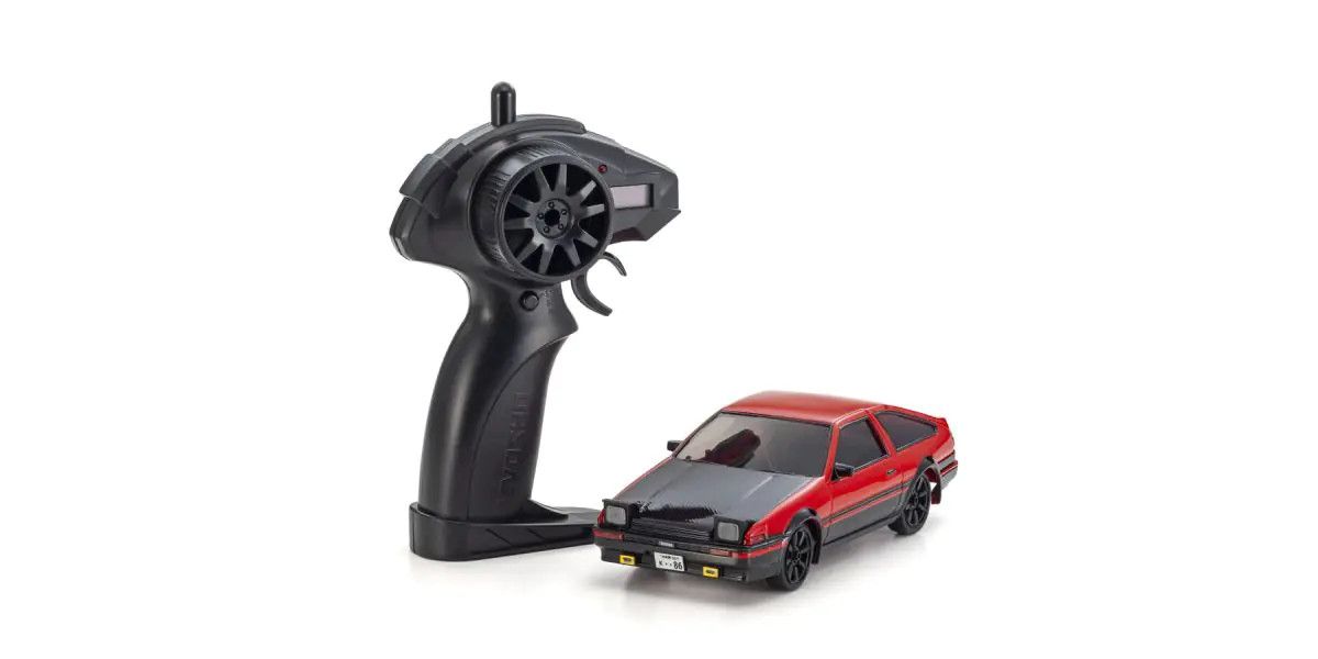 First Mini-Z Toyota Trueno AE86 Red 1/28 RWD Beginner Ready Set RTR | Kyosho