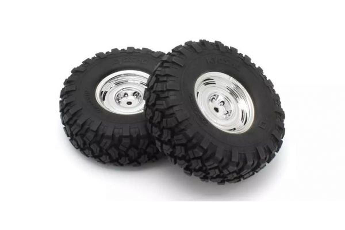 Kyosho KC10 Complete Wheel & Tire Dish SC #40 Set (2pcs)
