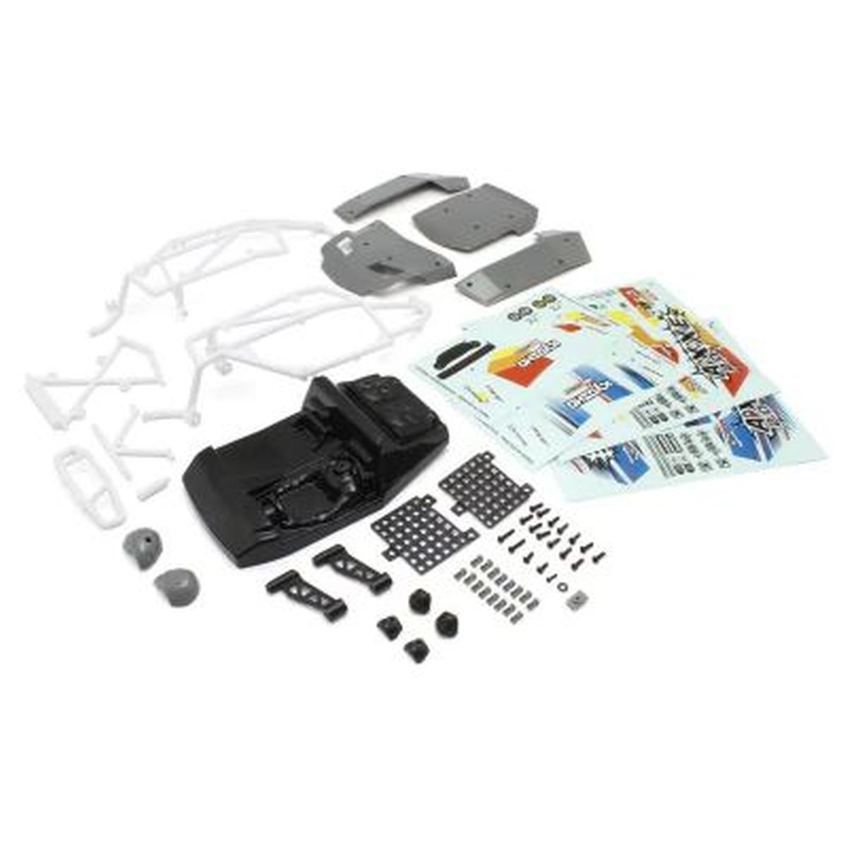 AXXE 2.0 Clear Body Set Type 1 & 2 with Decals for EZ Series | Kyosho