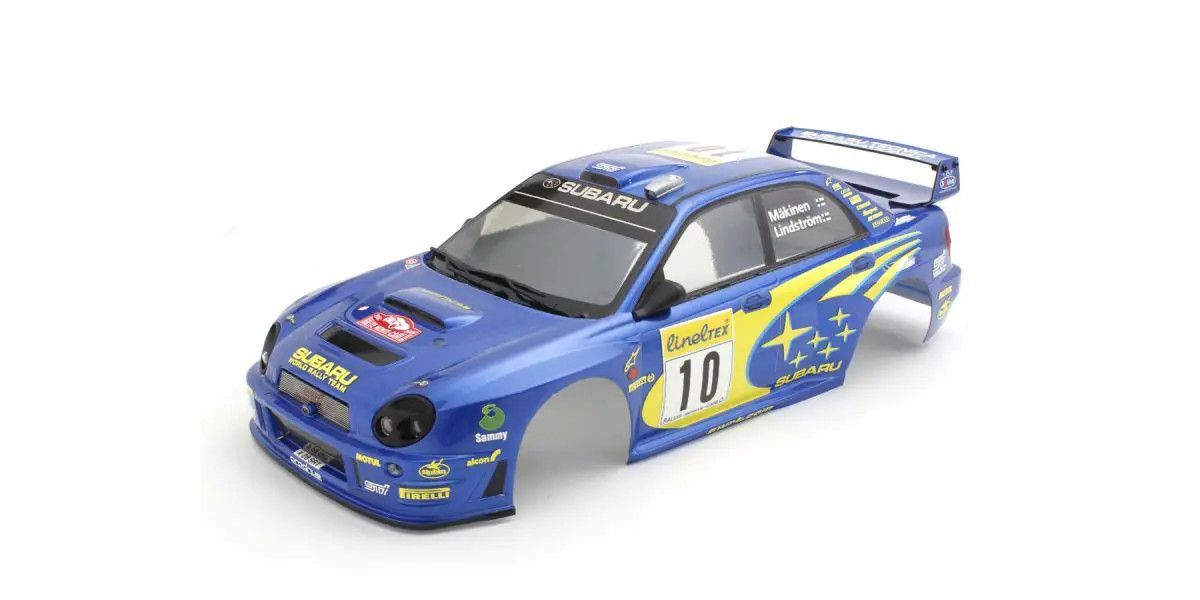 Subaru Impreza WRC 2002 Pre-Painted Rally Body Set for Fazer Mk2 FZ02-R | Kyosho