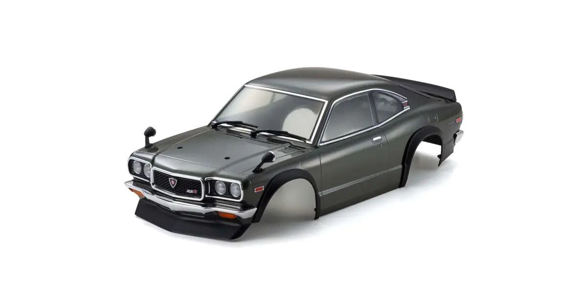 1972 Mazda Savanna GT RX-3 Tuned Version Green Pre-Painted Body for Fazer Mk2 FZ02 | Kyosho
