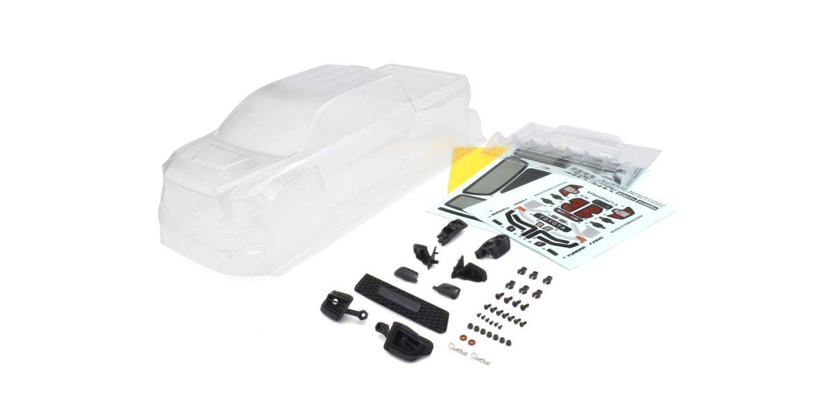 2021 Toyota Tundra Wide Body Clear Body Set with Decals for Fazer Mk2 FZ02L 1/10 | Kyosho