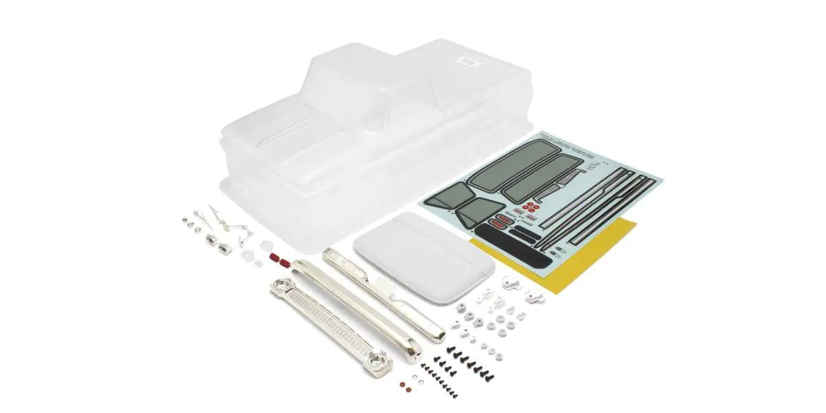 1966 Chevy C10 Fleetside Pickup Clear Body Set for Fazer Mk2 FZ02L 1/10 On-Road | Kyosho