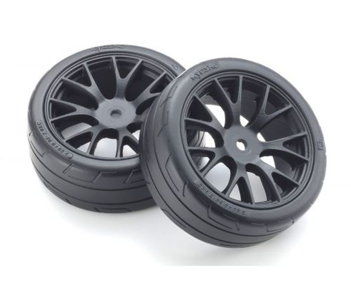 Premounted Touring Car Tires (M, 2-Pack) for Fazer Mk2 FZ02 | Kyosho