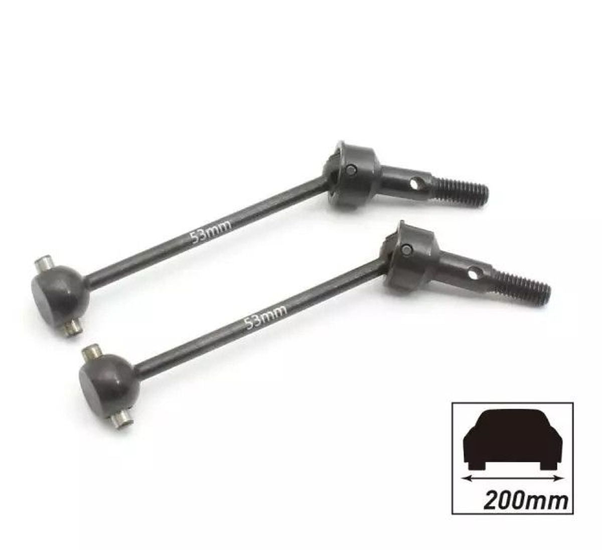 Kyosho Fazer D2 Spool Universal Swing Shaft Set 53mm (2pcs)