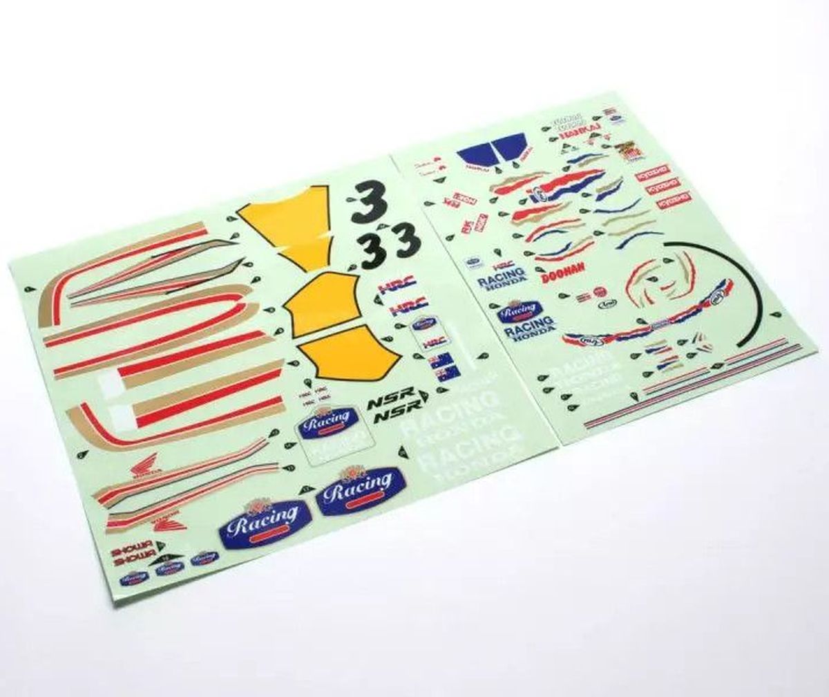 Kyosho Hang On Rider NSR500 Doohan Decal Sheet