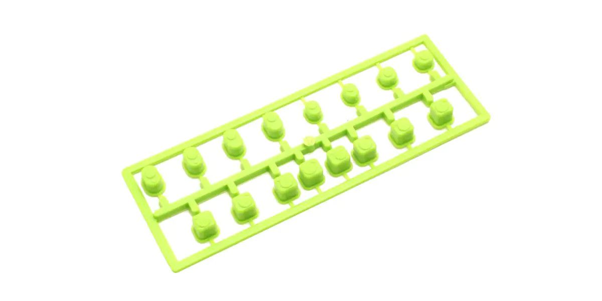 Color Suspension Bush Set Fluorescent Green for Inferno MP10 | Kyosho