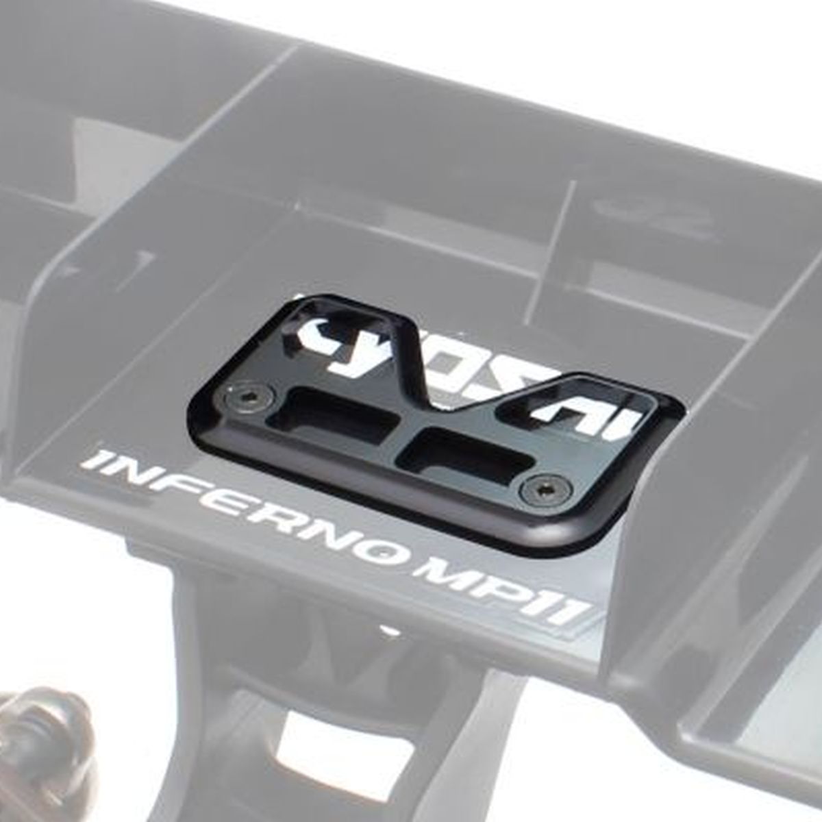 One Piece Wide Wing Holder Black for MP11 1/8 Buggy | Kyosho