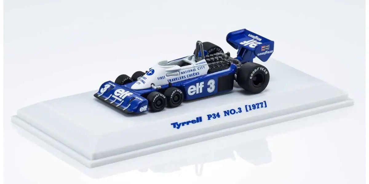 Kyosho 1/64 Tyrrell P34 No.3 1977 F1 Resin Model