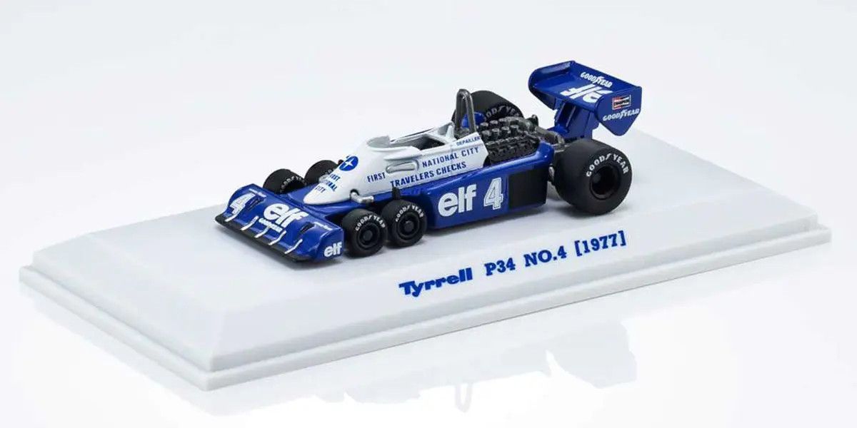 Kyosho 1/64 Tyrrell P34 No.4 1977 F1 Resin Model