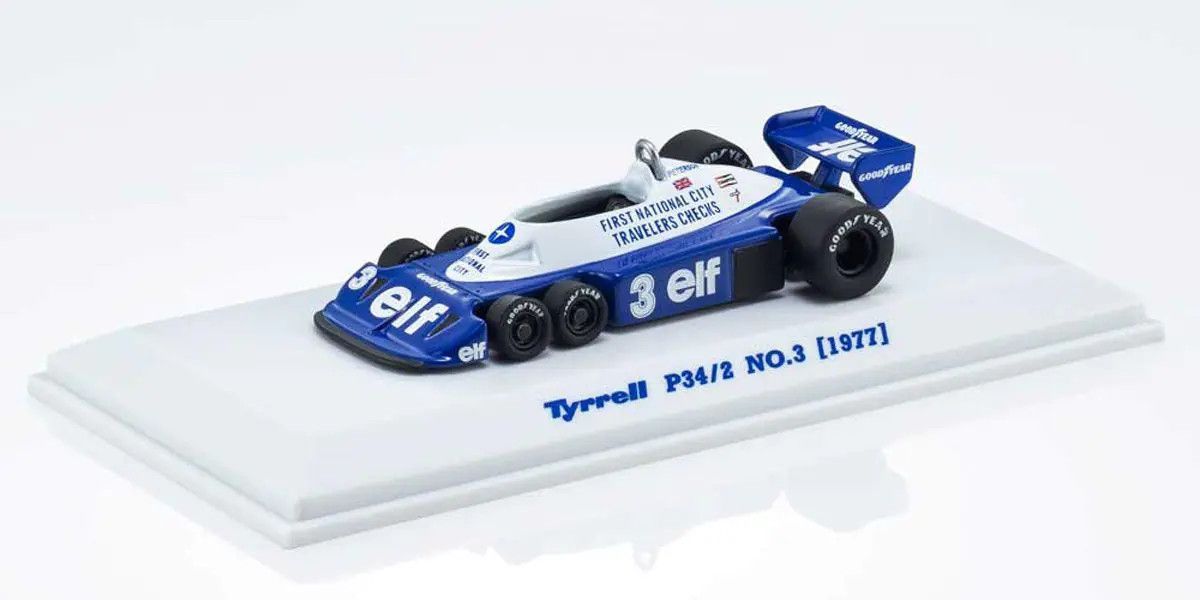 Kyosho 1/64 Tyrrell P34/2 No.3 1977 F1 Resin Model