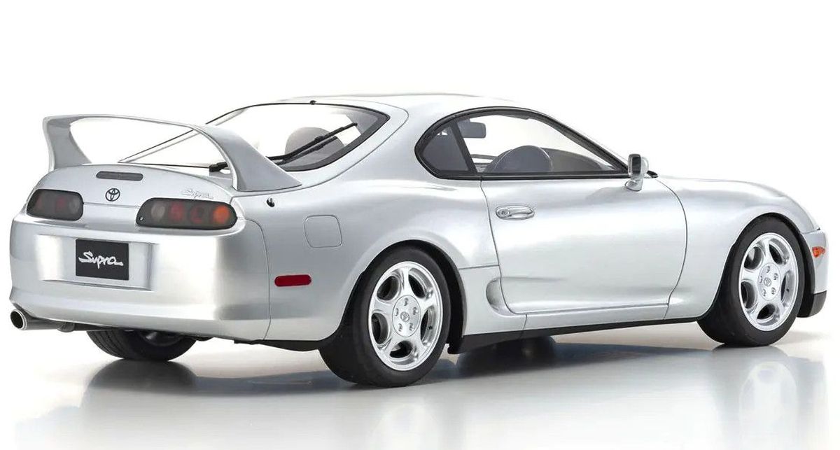 Kyosho 1/12 Toyota Supra A80 Silver Resin Model