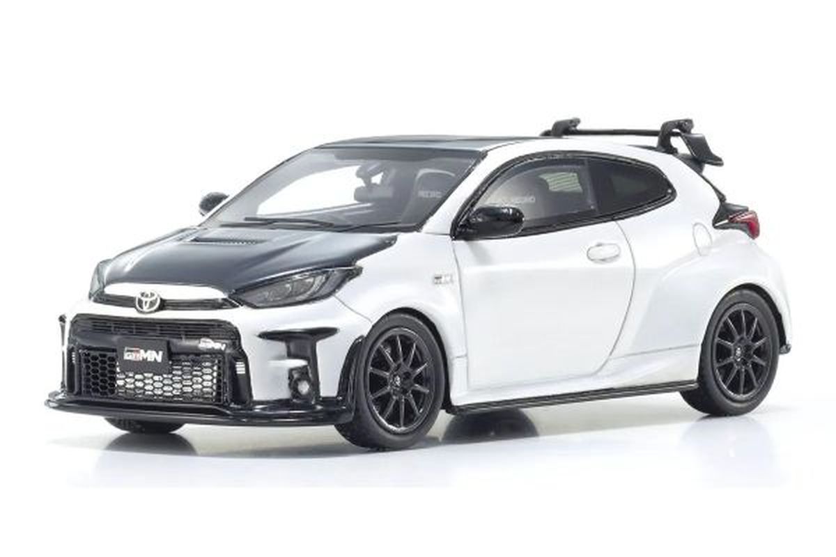Kyosho 1/43 Toyota GRMN Yaris White Resin Model