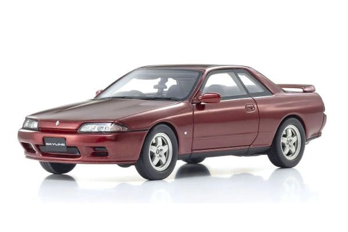 Kyosho 1/43 Nissan Skyline GTS-T Type M R32 Red Resin Model