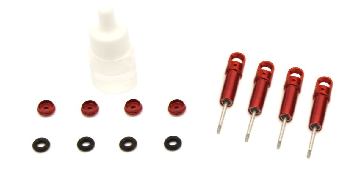 Kyosho Aluminum Oil Shock Set, 4pcs MXW003R