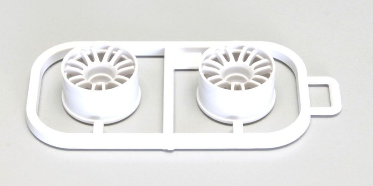 Multi Wheel II White RE30 Design -1.0mm Offset 2-Pack for Mini-Z | Kyosho
