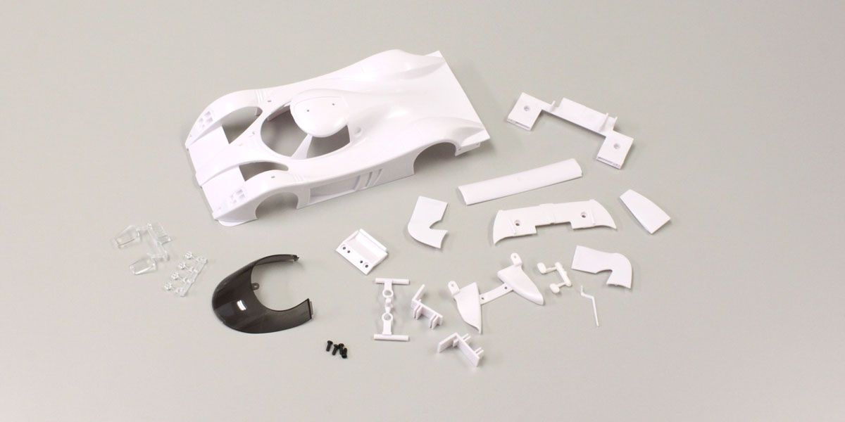 Toyota GT-One TS020 Le Mans White Unpainted Body for Mini-Z 1/27 Scale | Kyosho