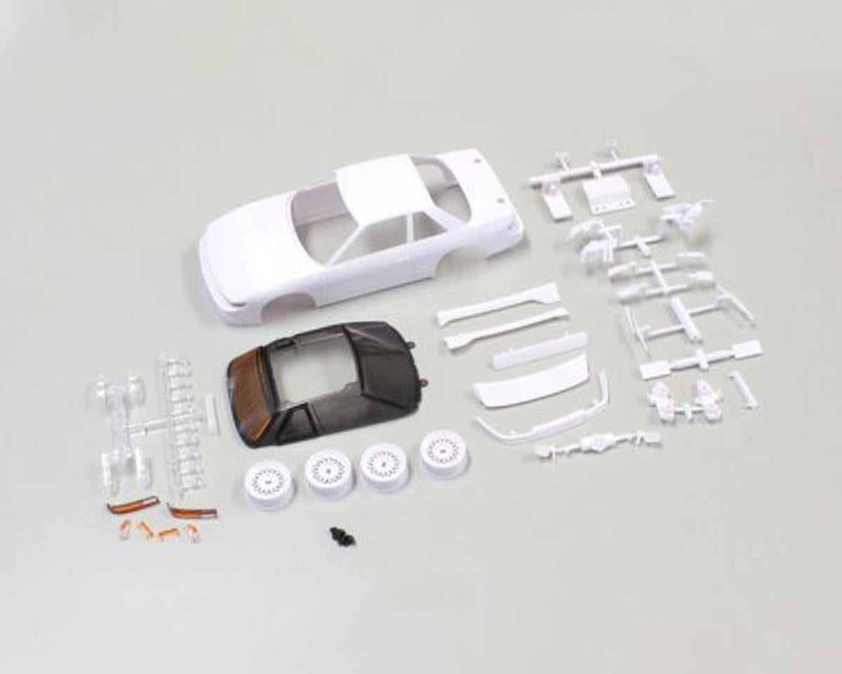 Nissan Silvia S13 Unpainted Body with Wheels for Mini-Z | Kyosho