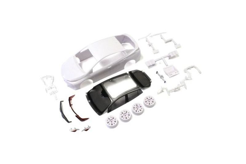 Toyota Prius PHV White Body Set with Wheels for Mini-Z | Kyosho