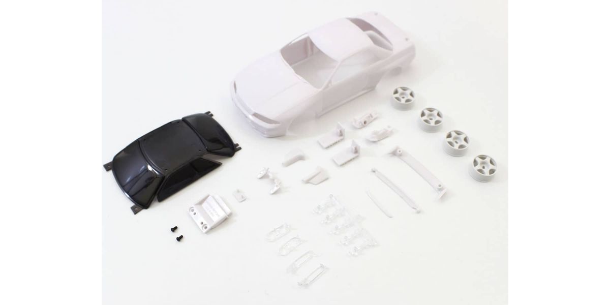 Nissan Skyline GT-R R32 Group A White Unpainted Body Set with Wheel for Mini-Z AWD 1/27 | Kyosho