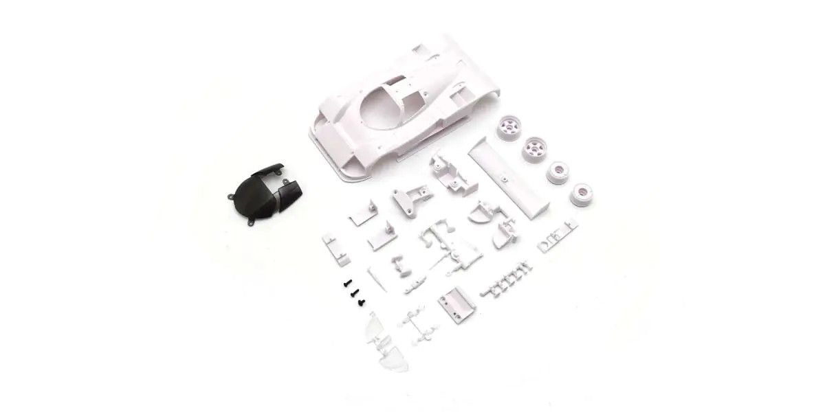 Mazda 787B White Unpainted Body Set with Rim for Mini-Z RWD LM | Kyosho