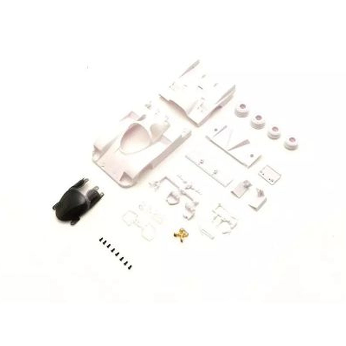 Porsche 962 C Coupe LH White Body Set with Rims for Mini-Z | Kyosho