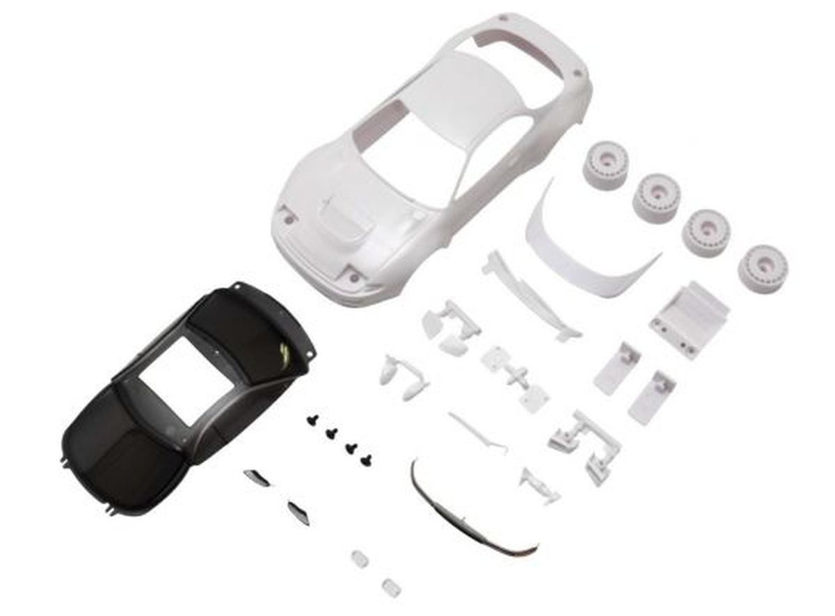 Kyosho Mini-Z Toyota Celica White Body Set with Rims