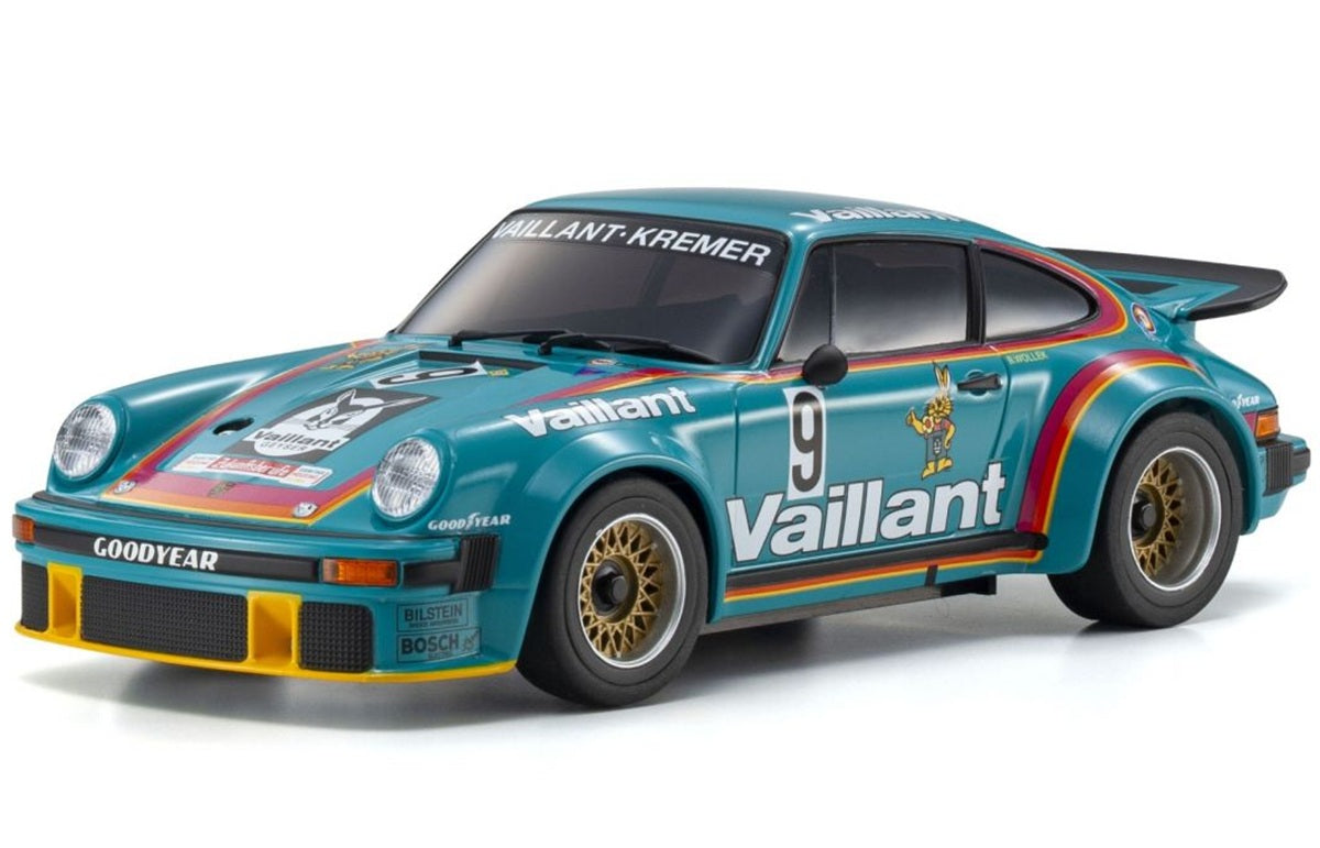 Porsche 934 RSR Turbo 1976 Vaillant #9 Mini-Z Body for MR-04N-RM | Kyosho ASC