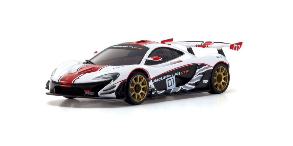 Mini-Z ASC McLaren P1 GTR White Red Pre-Painted Body for MR-03W-MM | Kyosho