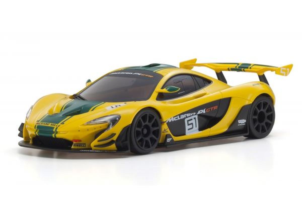 Kyosho Mini-Z McLaren P1 GTR Body Yellow/Green for MR04-MM