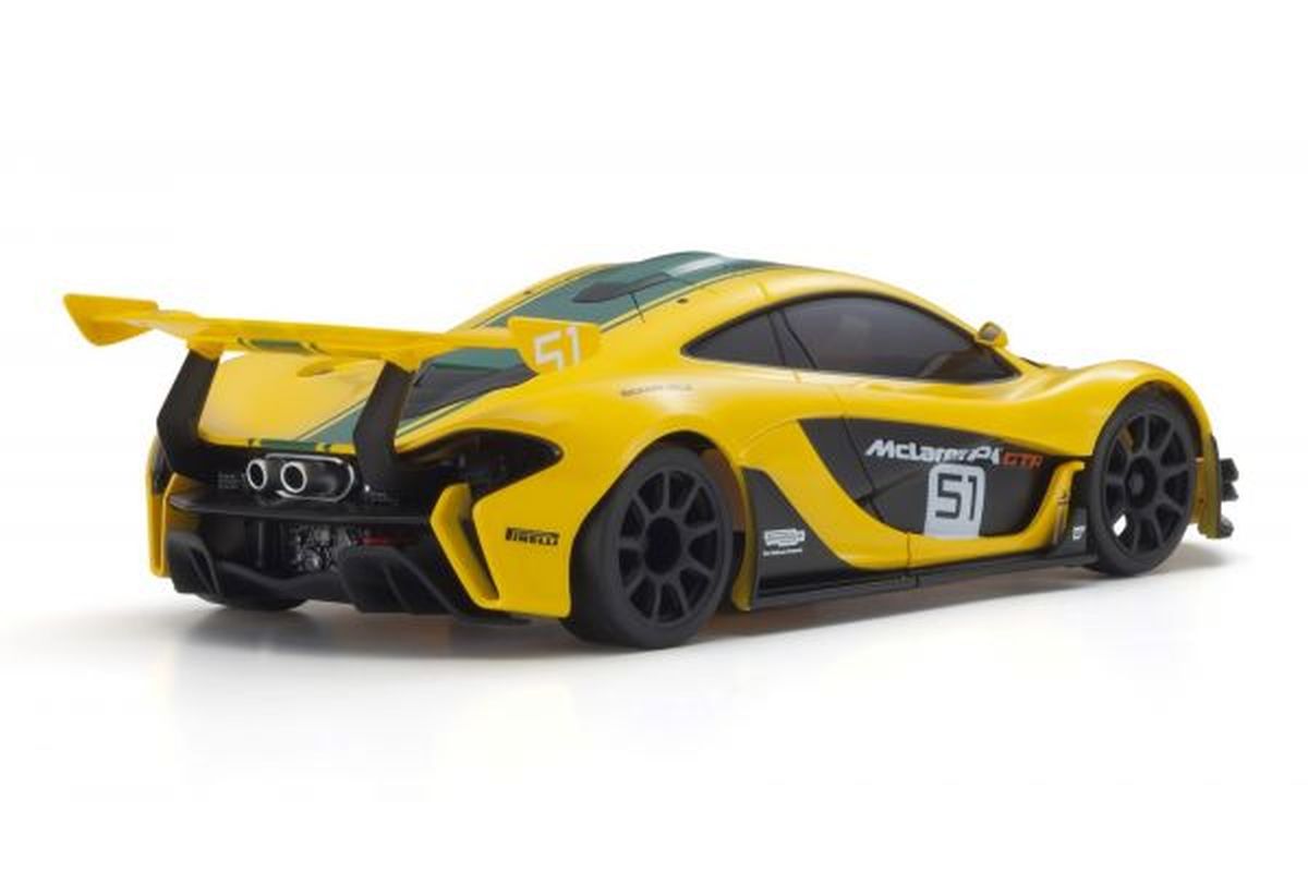 Kyosho Mini-Z McLaren P1 GTR Body Yellow/Green for MR04-MM